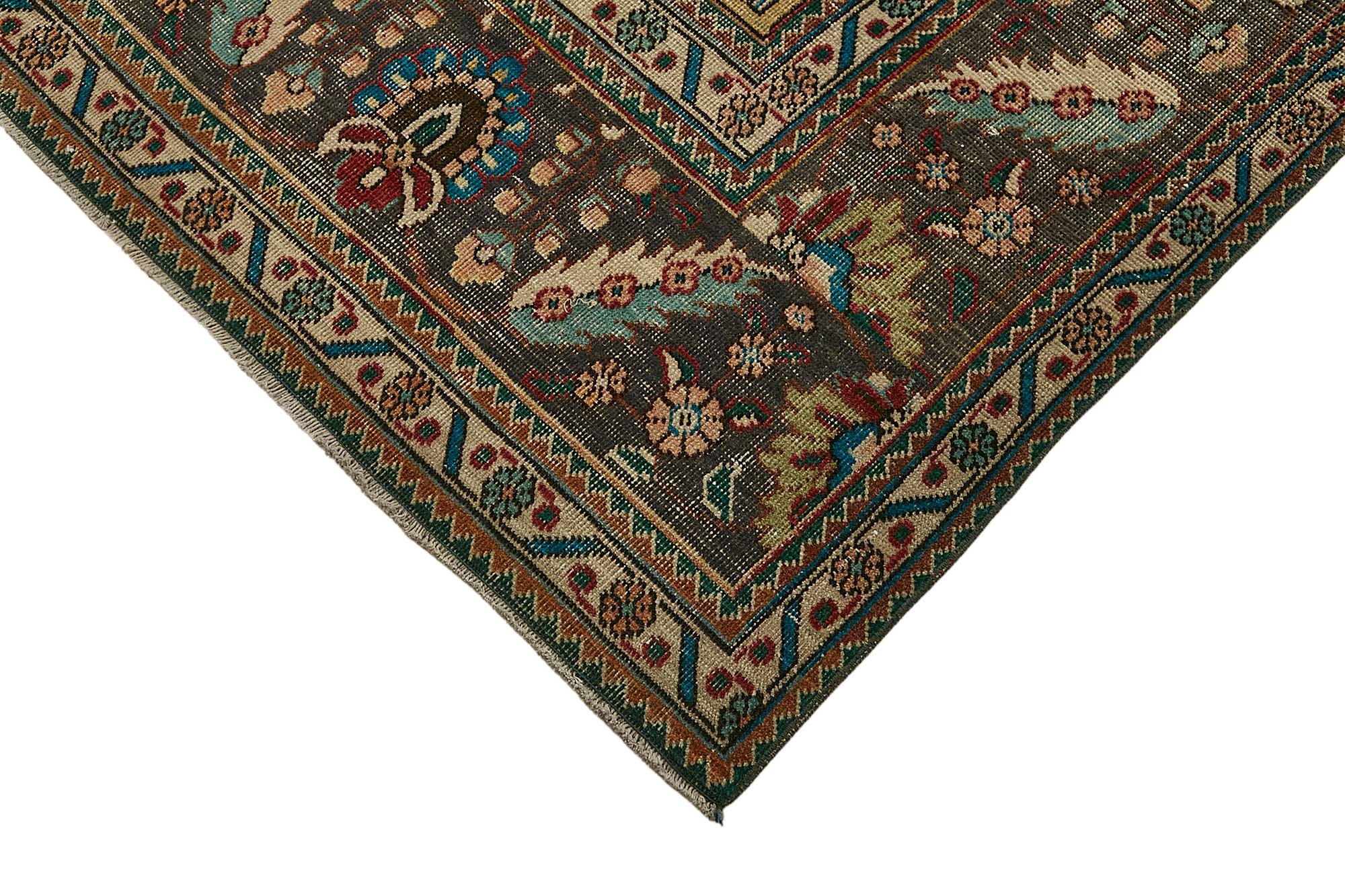 10x13 Beige Vintage Large Area Rug - 49737