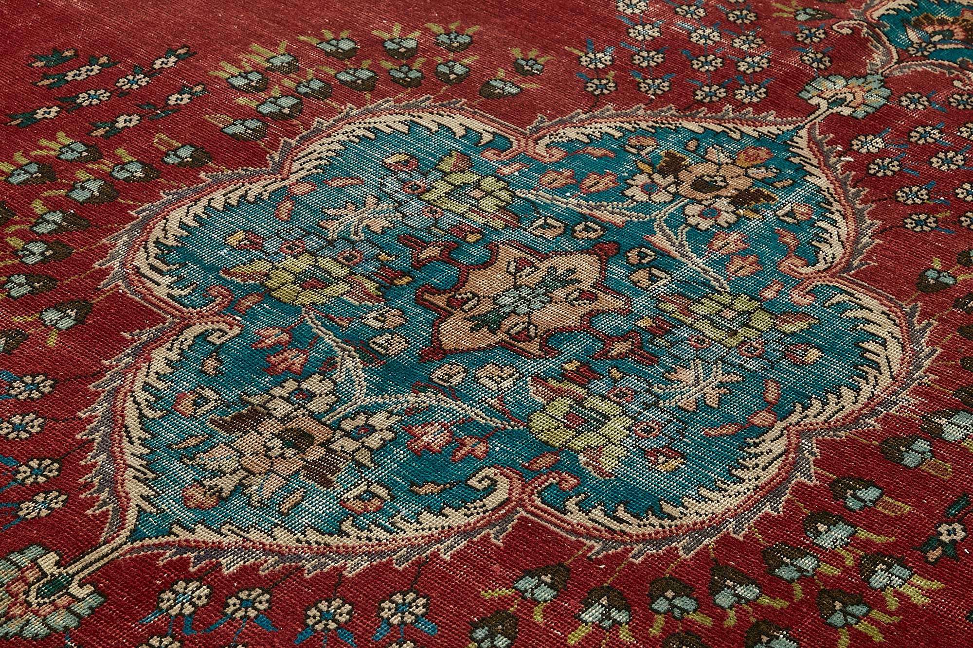 10x13 Beige Vintage Large Area Rug - 49737
