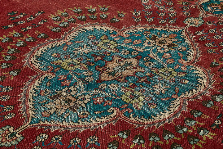 10x13 Beige Vintage Large Area Rug - 49737