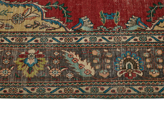 10x13 Beige Vintage Large Area Rug - 49737