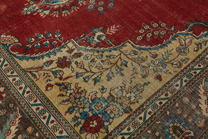 10x13 Beige Vintage Large Area Rug - 49737