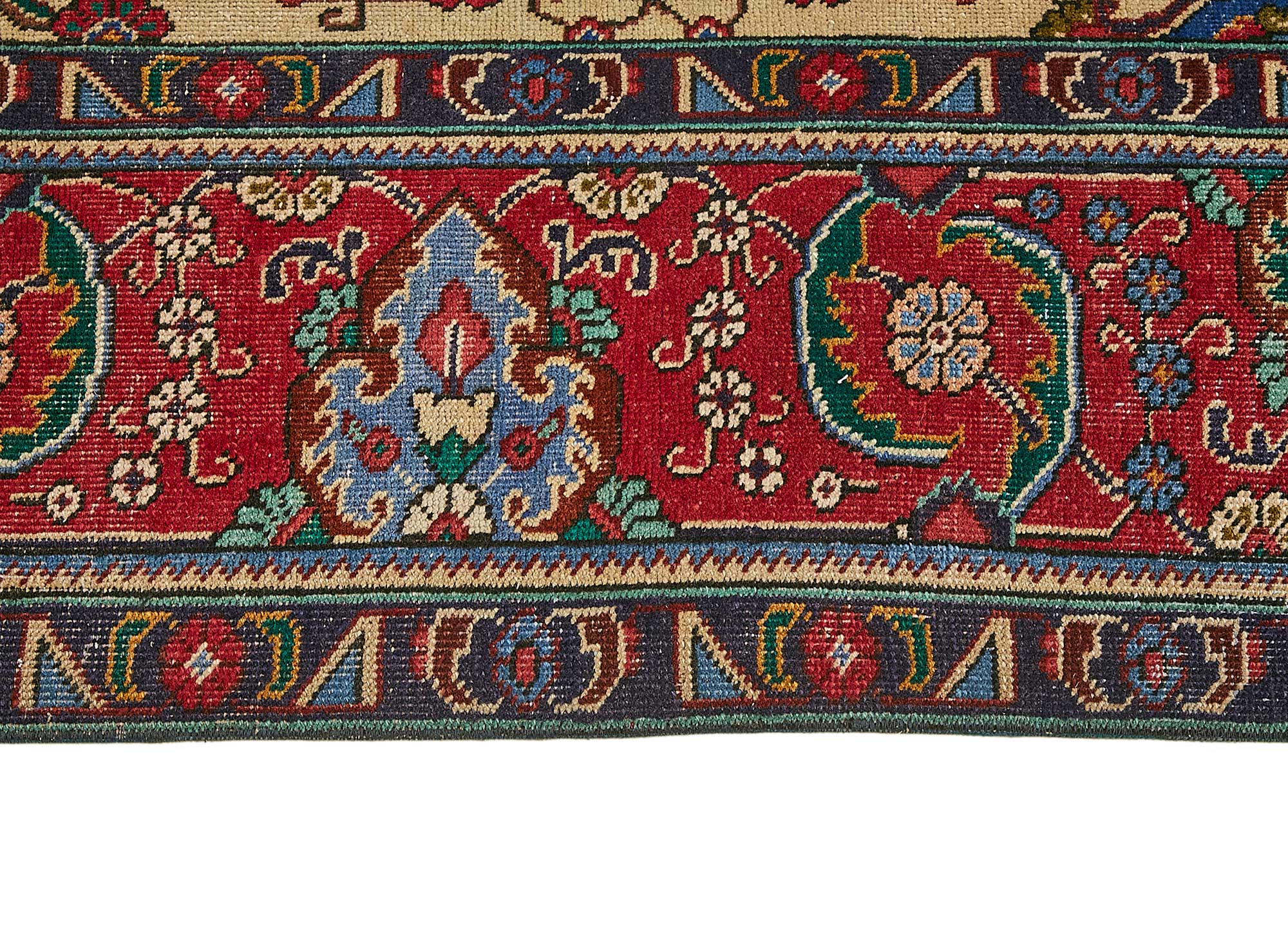 10x13 Beige Vintage Large Area Rug - 49738