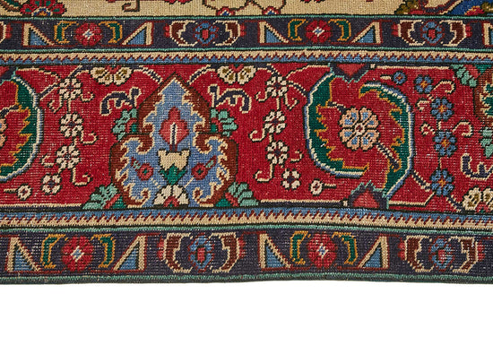 10x13 Beige Vintage Large Area Rug - 49738
