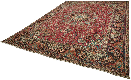 9x13 Beige Vintage Large Area Rug - 49739