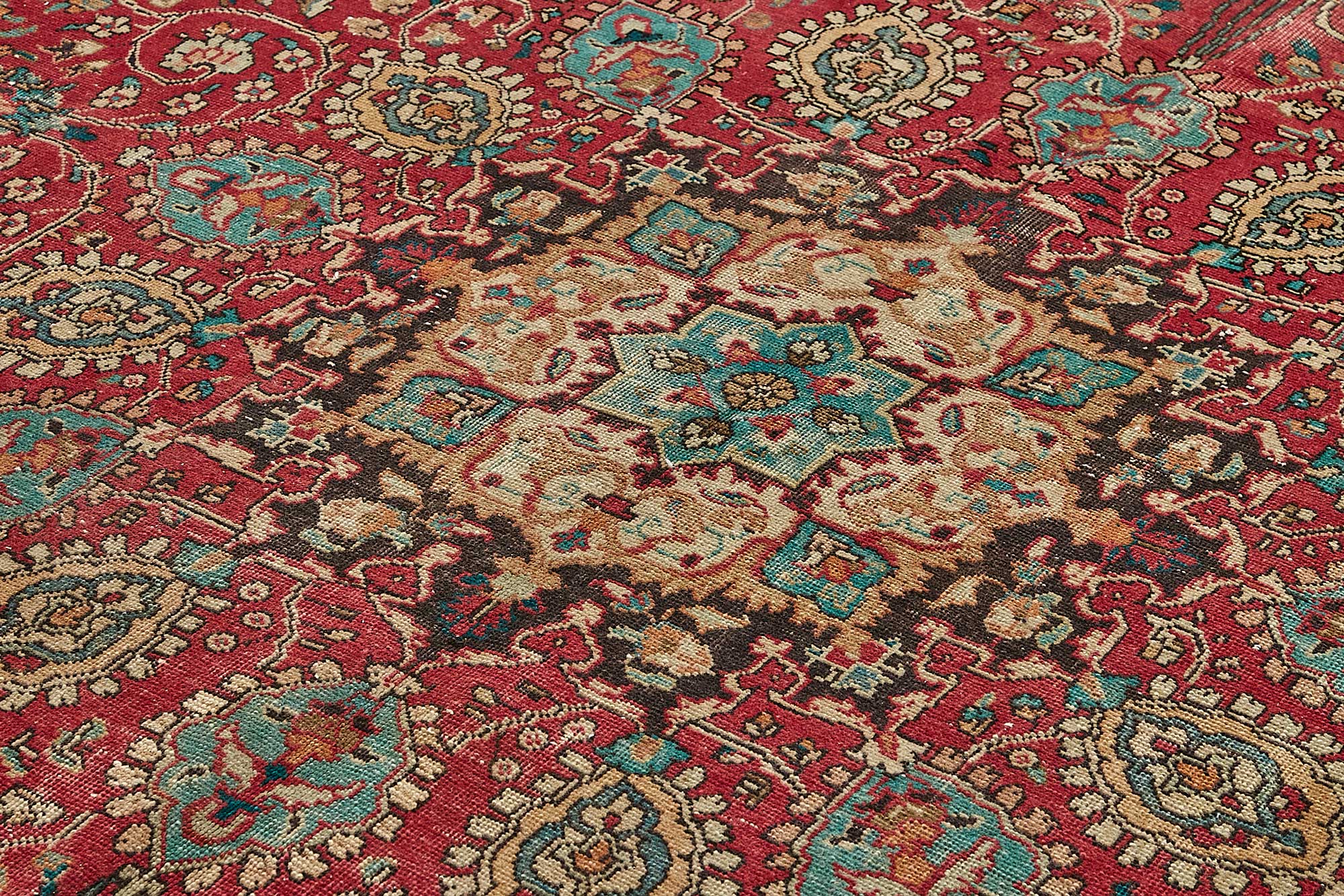 9x13 Beige Vintage Large Area Rug - 49739