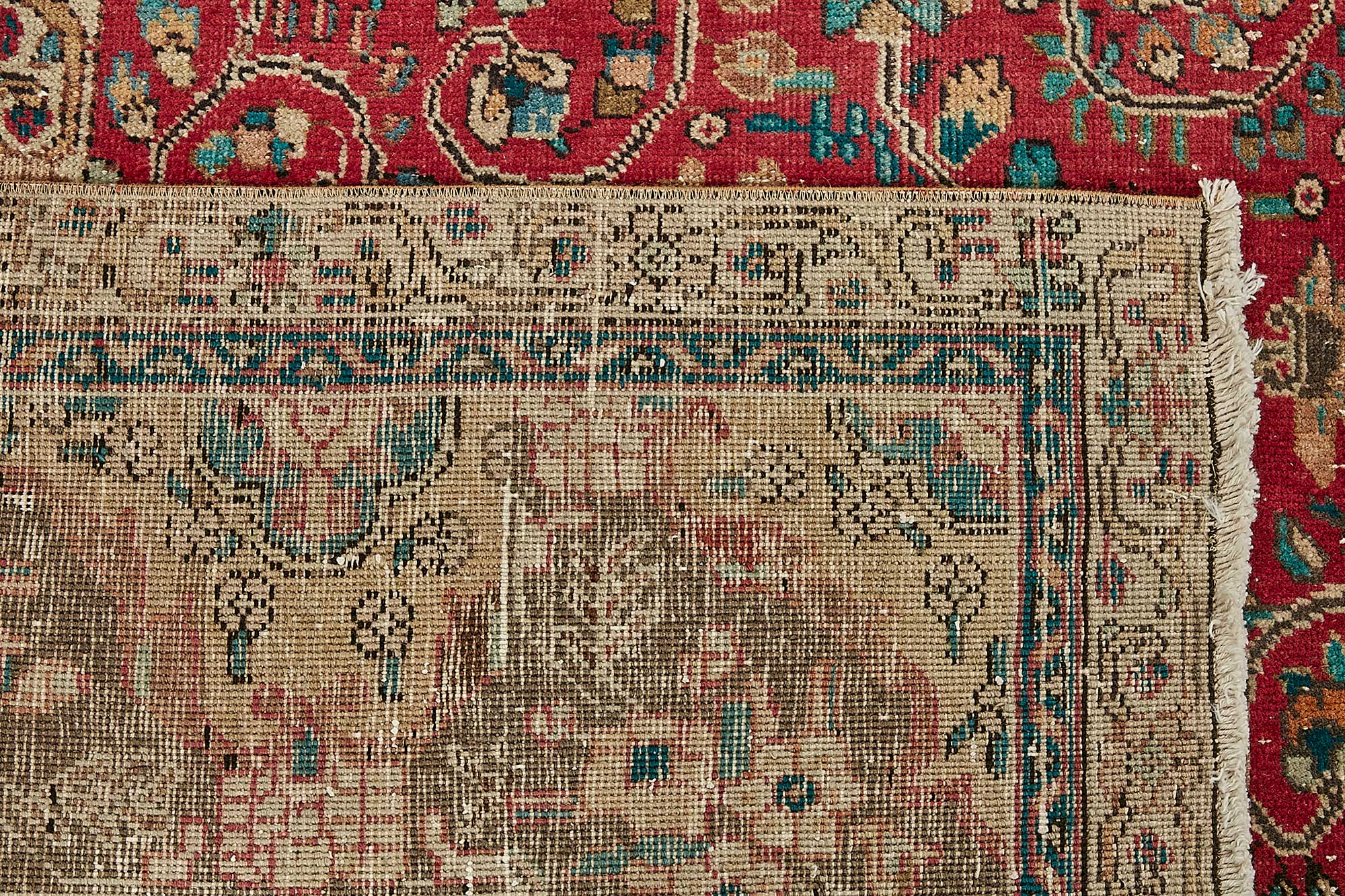 9x13 Beige Vintage Large Area Rug - 49739