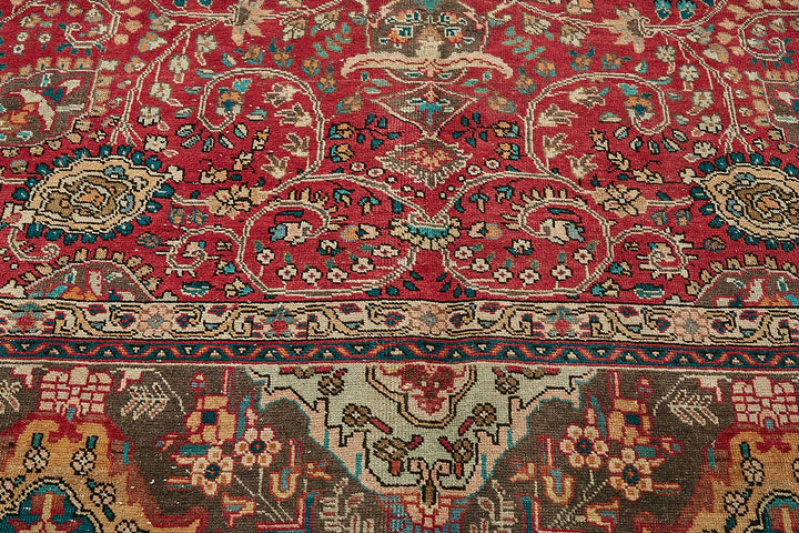 9x13 Beige Vintage Large Area Rug - 49739