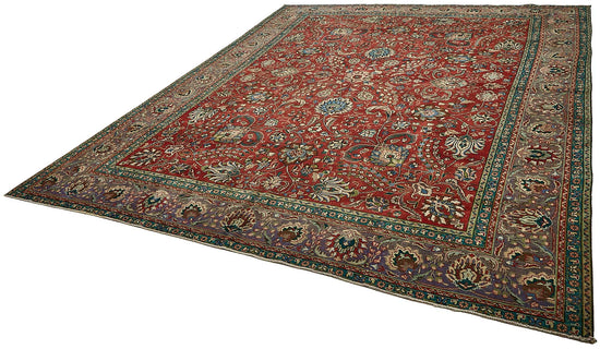 9x12 Beige Vintage Large Area Rug - 49740