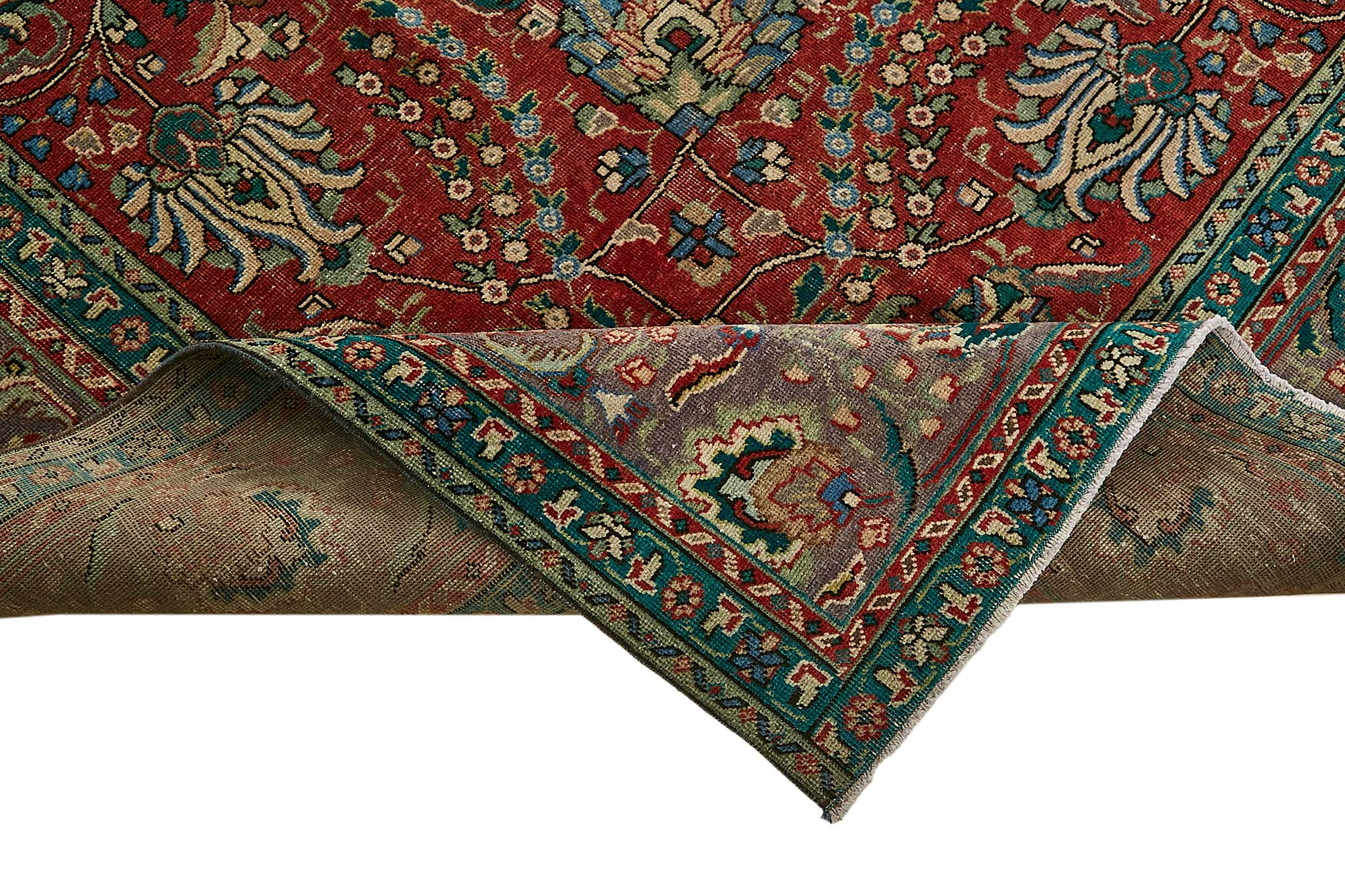 9x12 Beige Vintage Large Area Rug - 49740