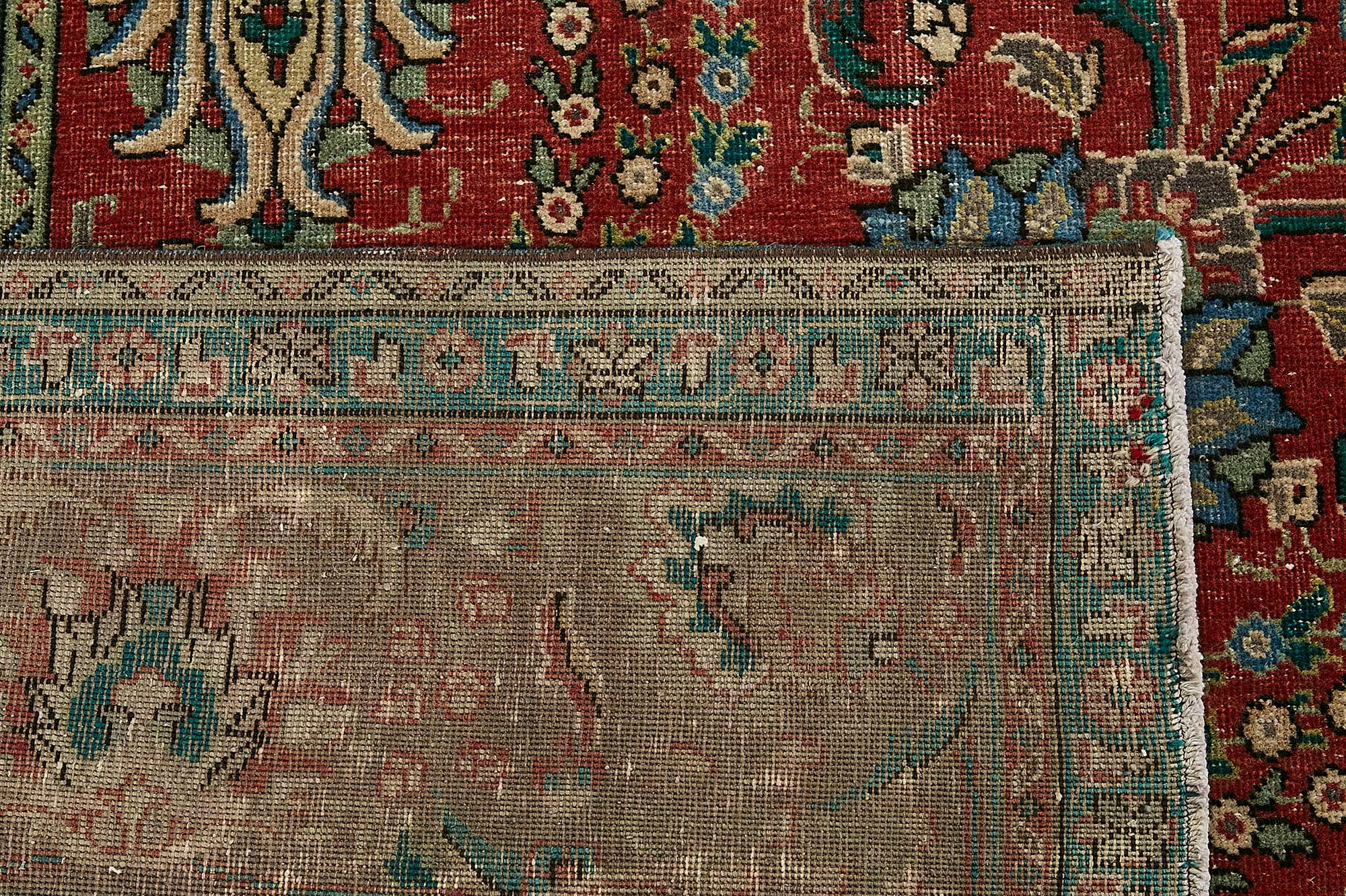 9x12 Beige Vintage Large Area Rug - 49740
