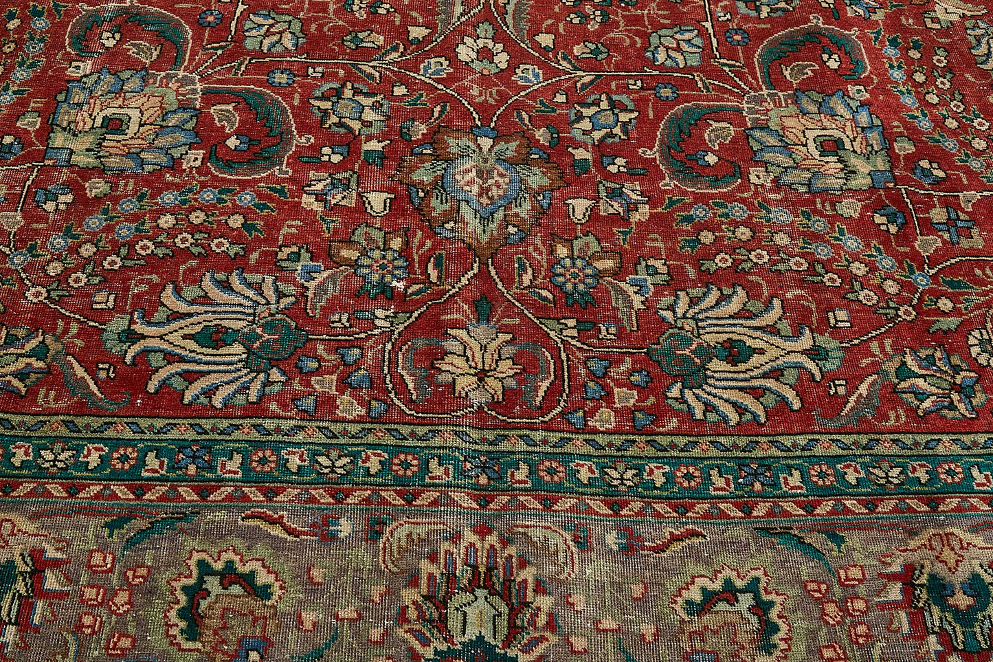 9x12 Beige Vintage Large Area Rug - 49740