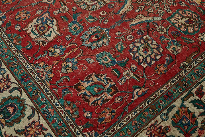 9x13 Red Vintage Large Area Rug - 49743