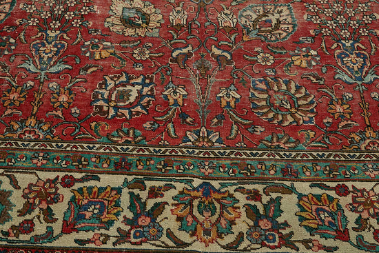 9x13 Red Vintage Large Area Rug - 49743
