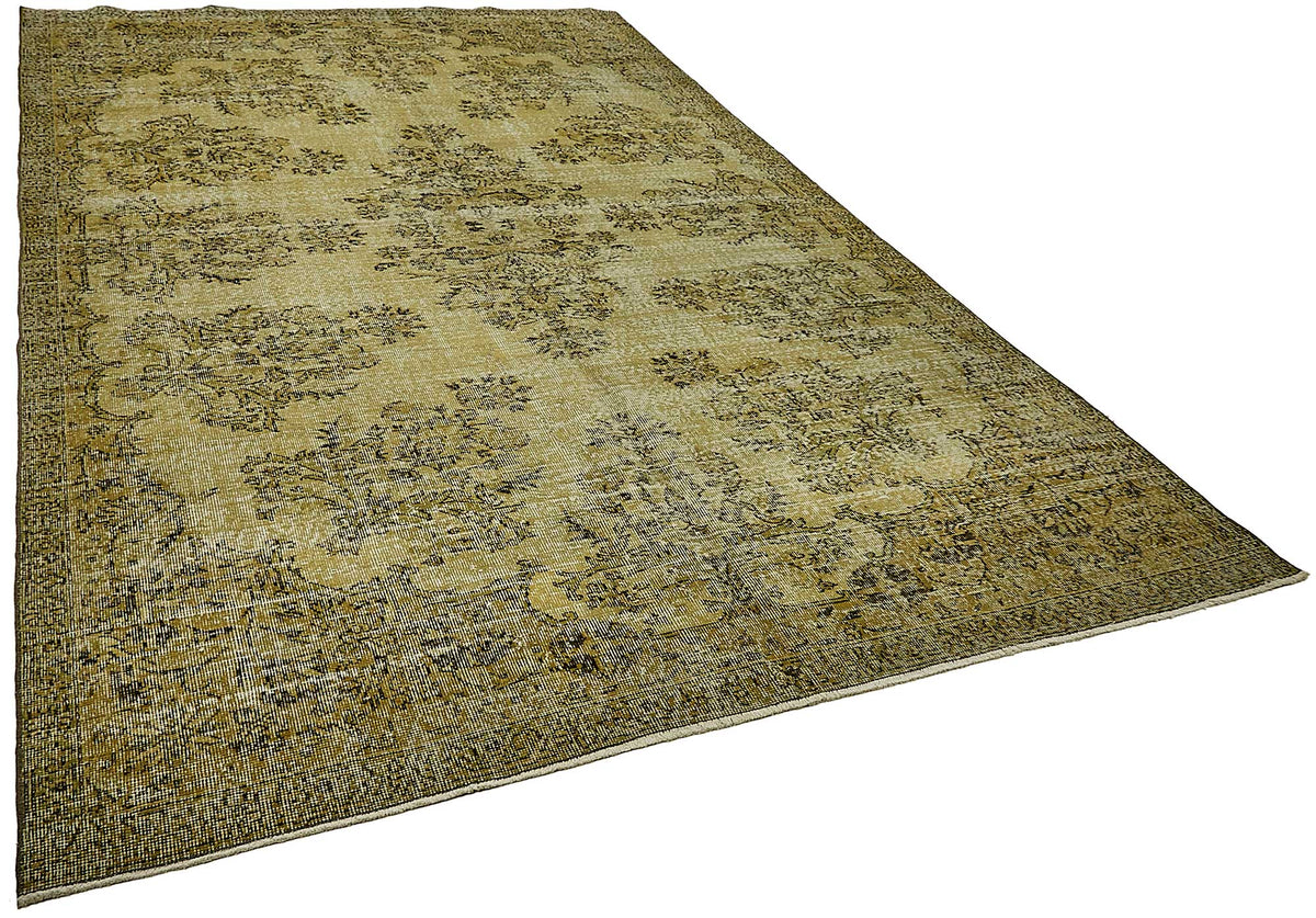 7x12 Yellow Overdyed Area Rug - 49744