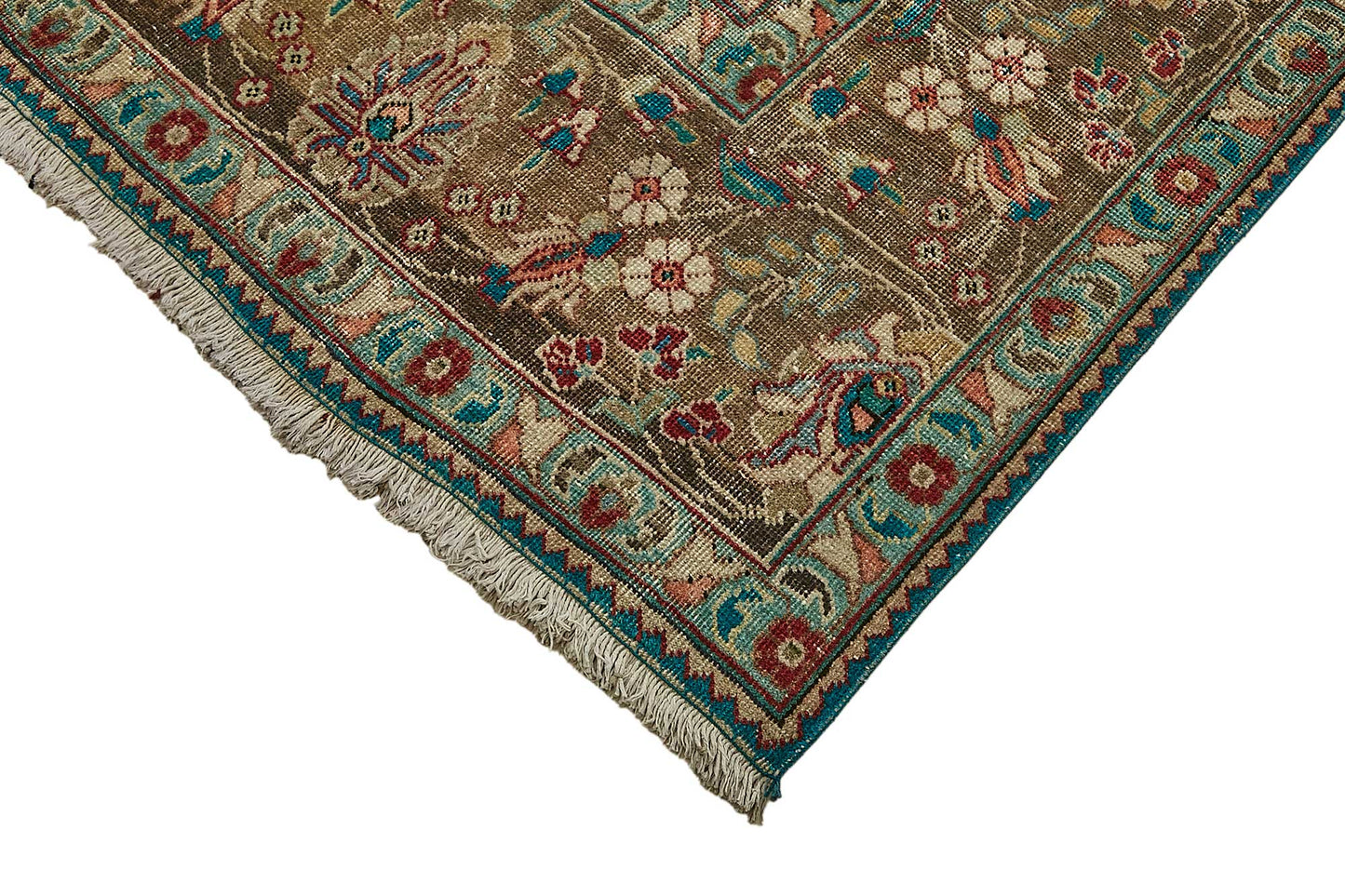 10x13 Beige Vintage Large Area Rug - 49747