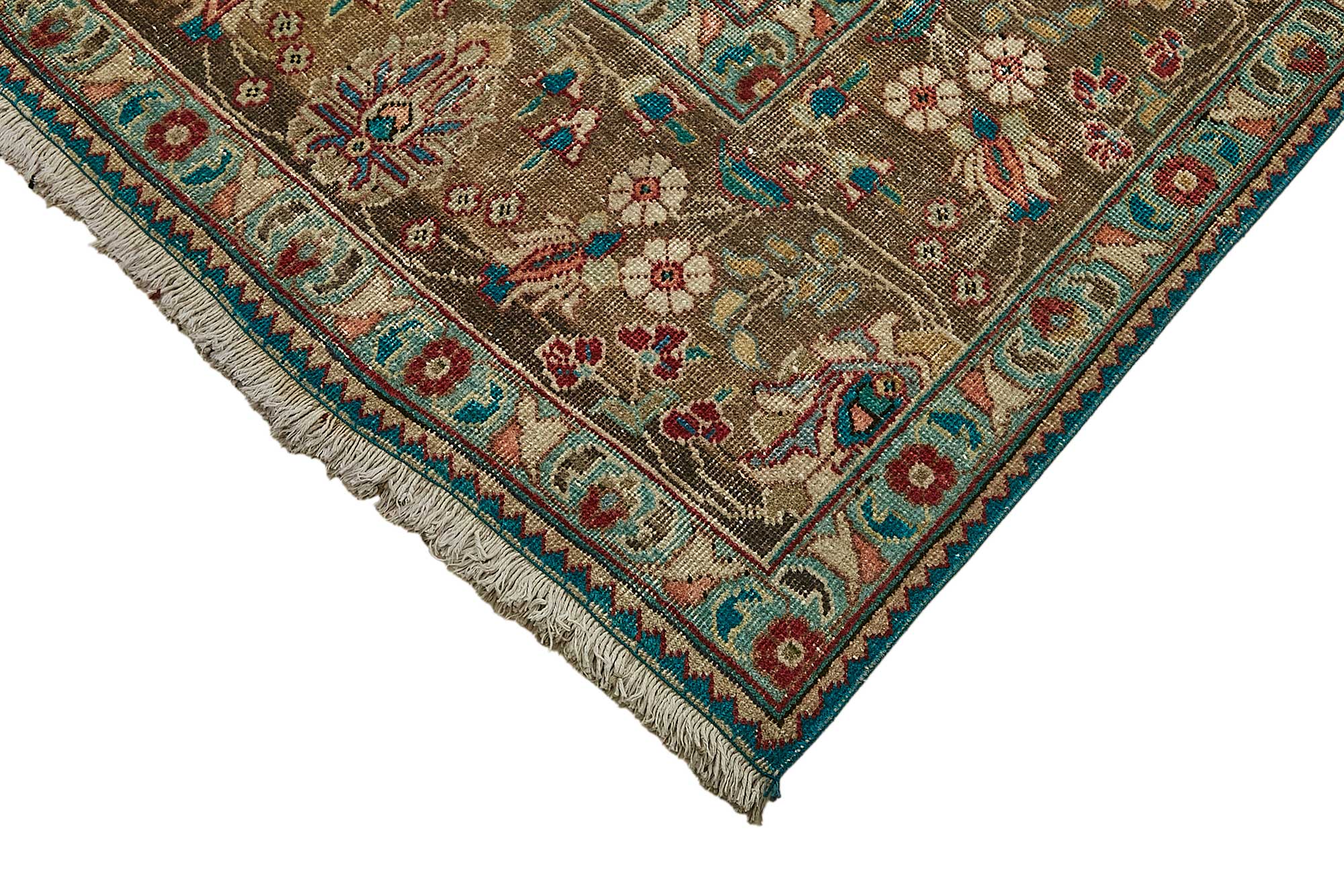 10x13 Beige Vintage Large Area Rug - 49747