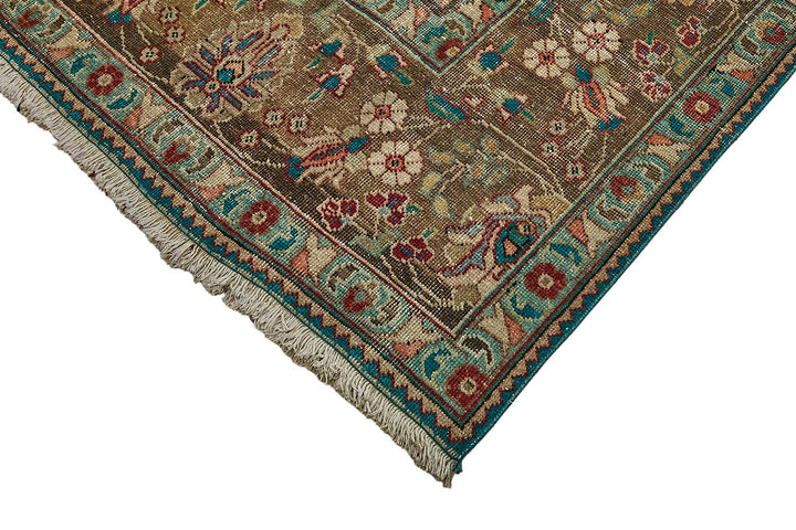 10x13 Beige Vintage Large Area Rug - 49747