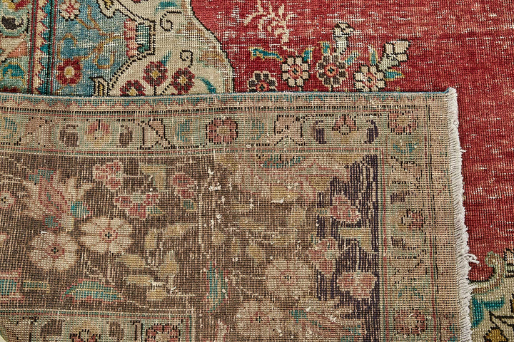 10x13 Beige Vintage Large Area Rug - 49747