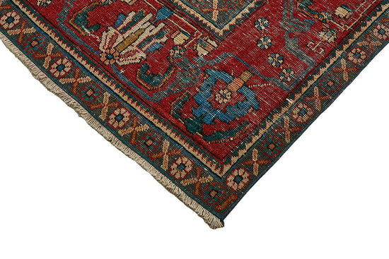 10x12 Red Vintage Large Area Rug - 49748