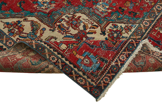 10x12 Red Vintage Large Area Rug - 49748