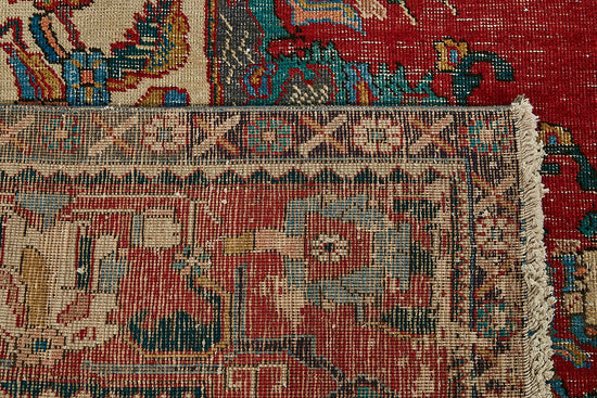 10x12 Red Vintage Large Area Rug - 49748