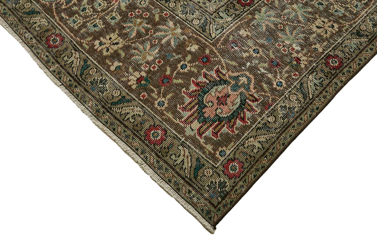 10x13 Beige Vintage Large Area Rug - 49751