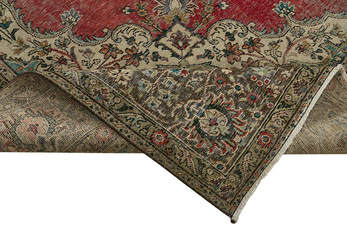 10x13 Beige Vintage Large Area Rug - 49751