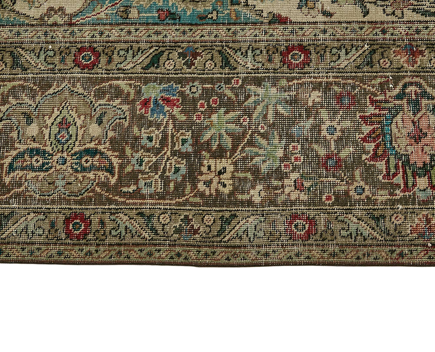 10x13 Beige Vintage Large Area Rug - 49751