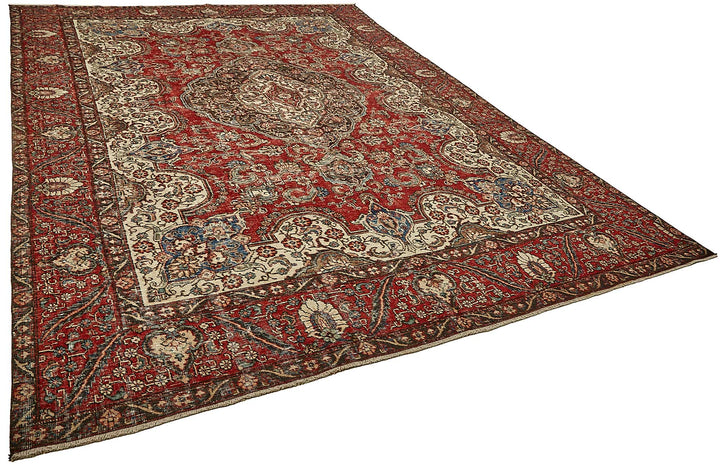 9x12 Red Vintage Large Area Rug - 49753