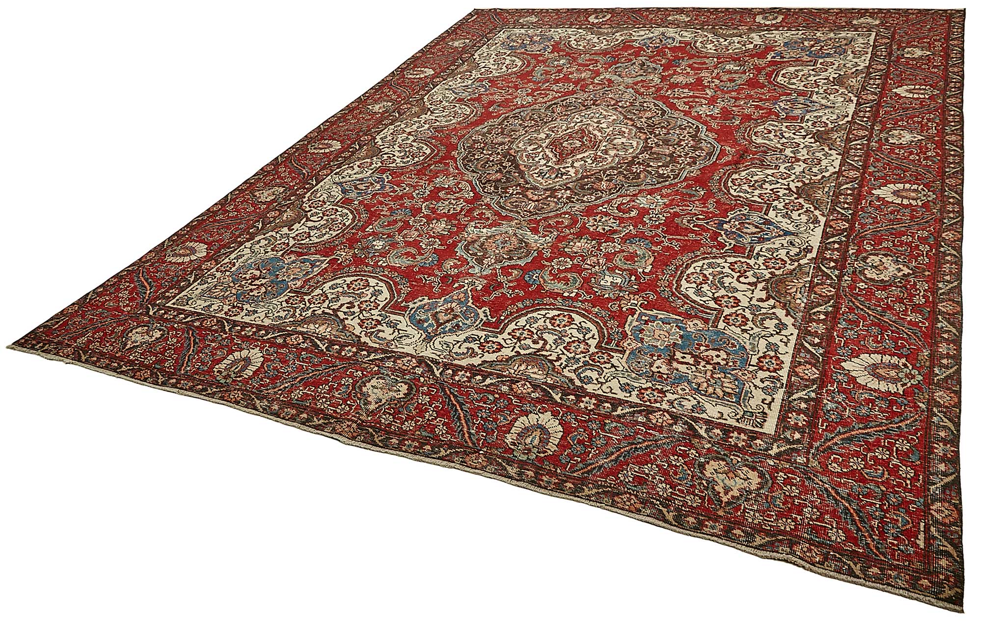 9x12 Red Vintage Large Area Rug - 49753