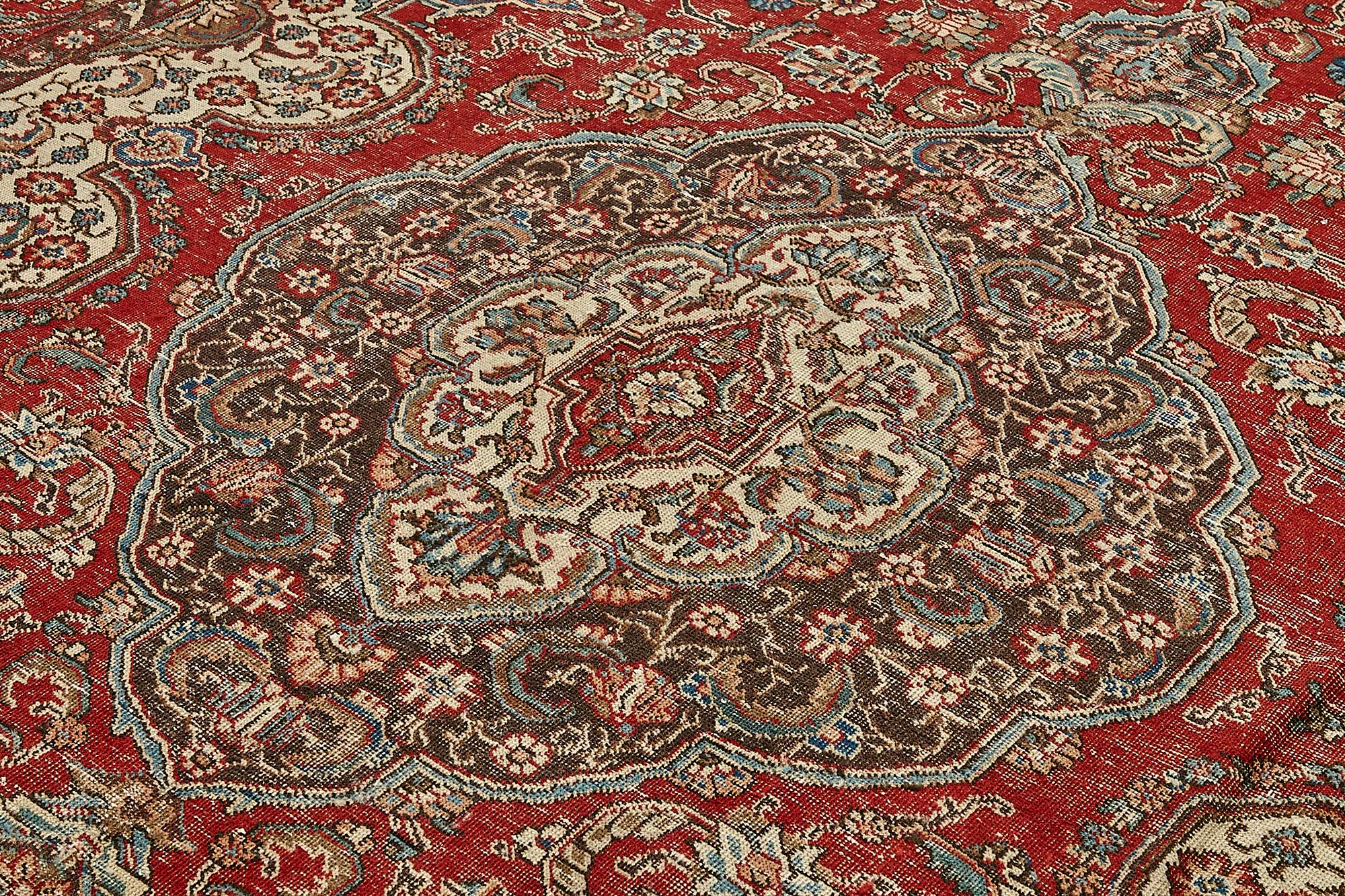 9x12 Red Vintage Large Area Rug - 49753