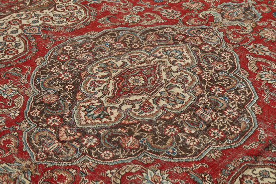 9x12 Red Vintage Large Area Rug - 49753