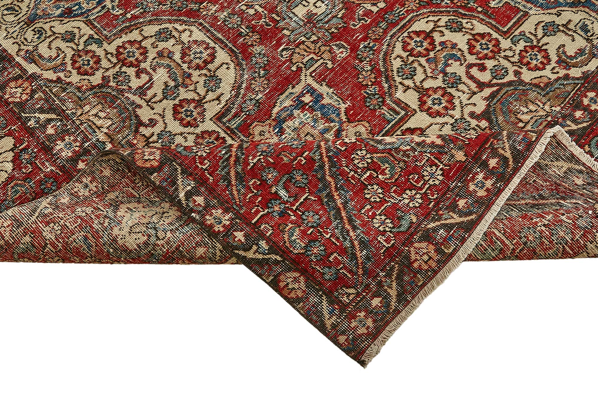 9x12 Red Vintage Large Area Rug - 49753