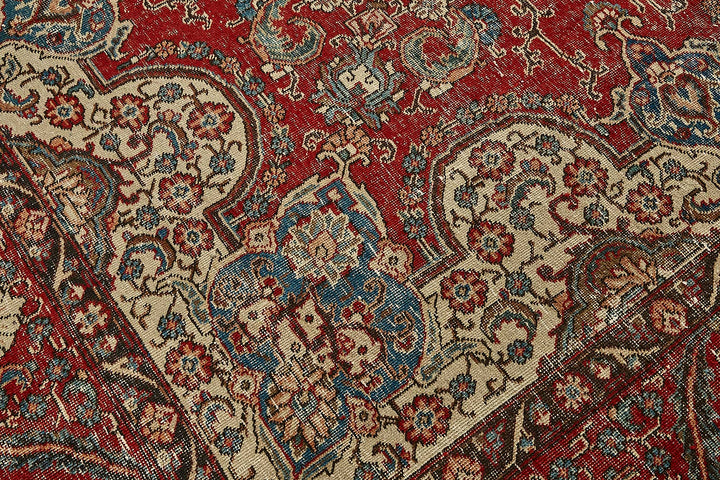 9x12 Red Vintage Large Area Rug - 49753