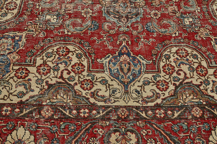 9x12 Red Vintage Large Area Rug - 49753