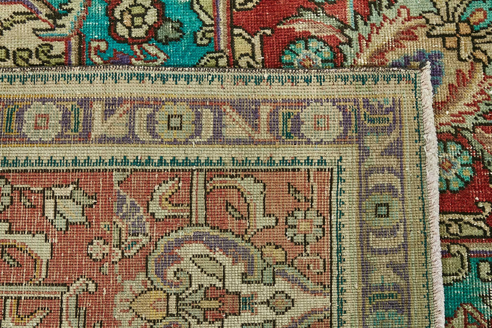 10x13 Red Vintage Large Area Rug - 49754