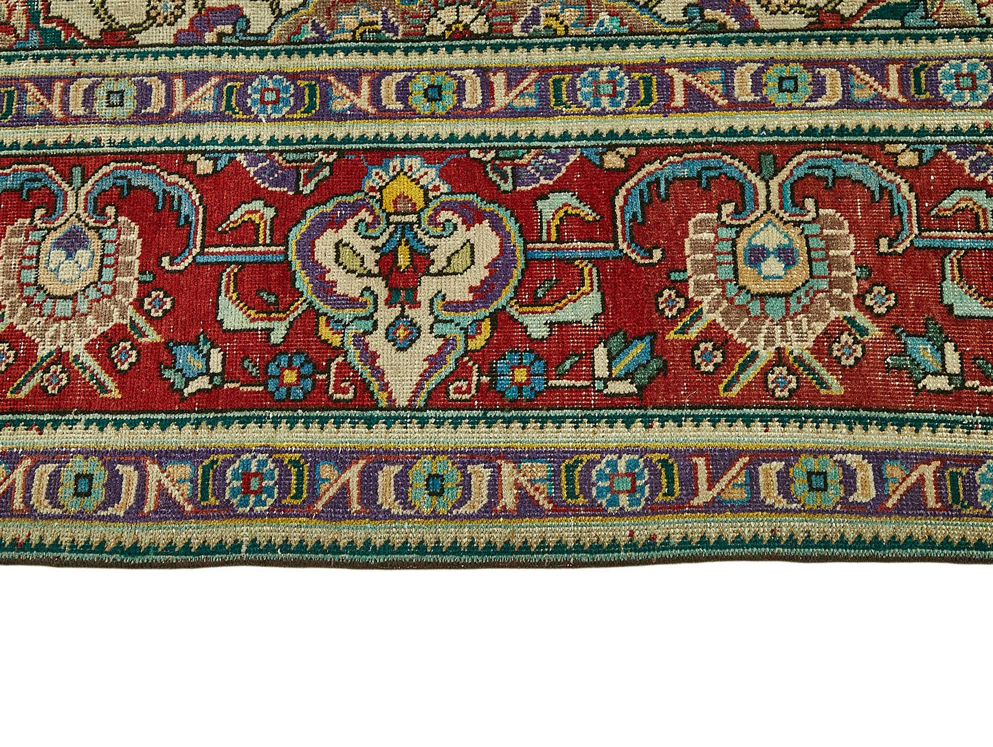 10x13 Red Vintage Large Area Rug - 49754