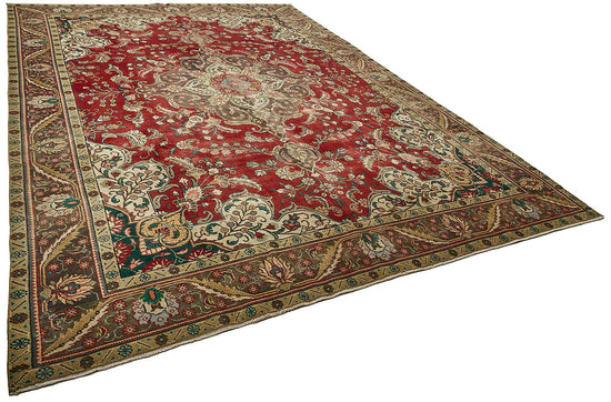 9x13 Beige Vintage Large Area Rug - 49755