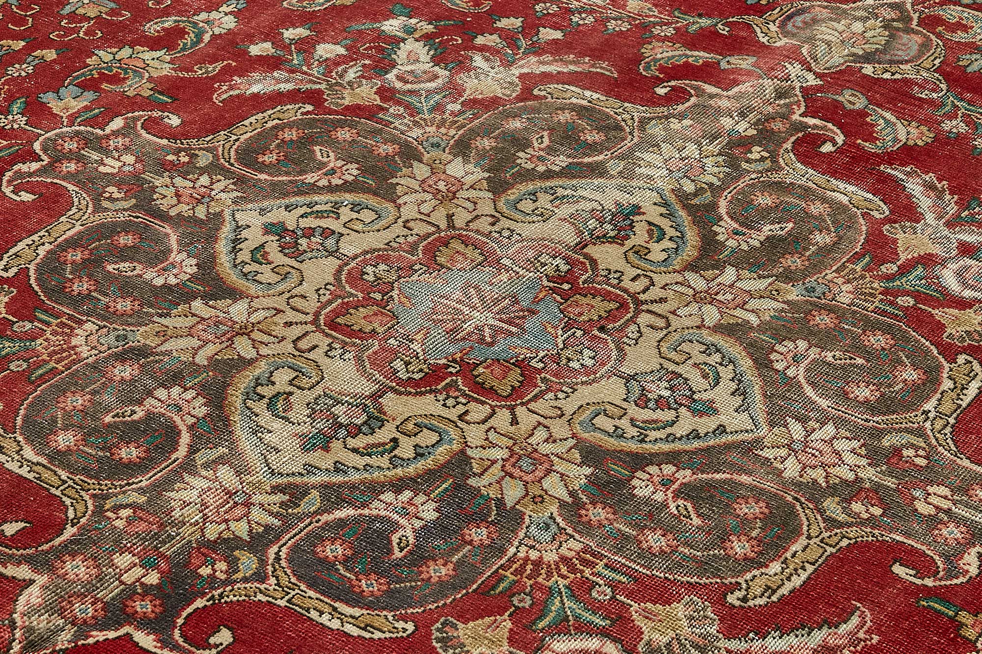 9x13 Beige Vintage Large Area Rug - 49755