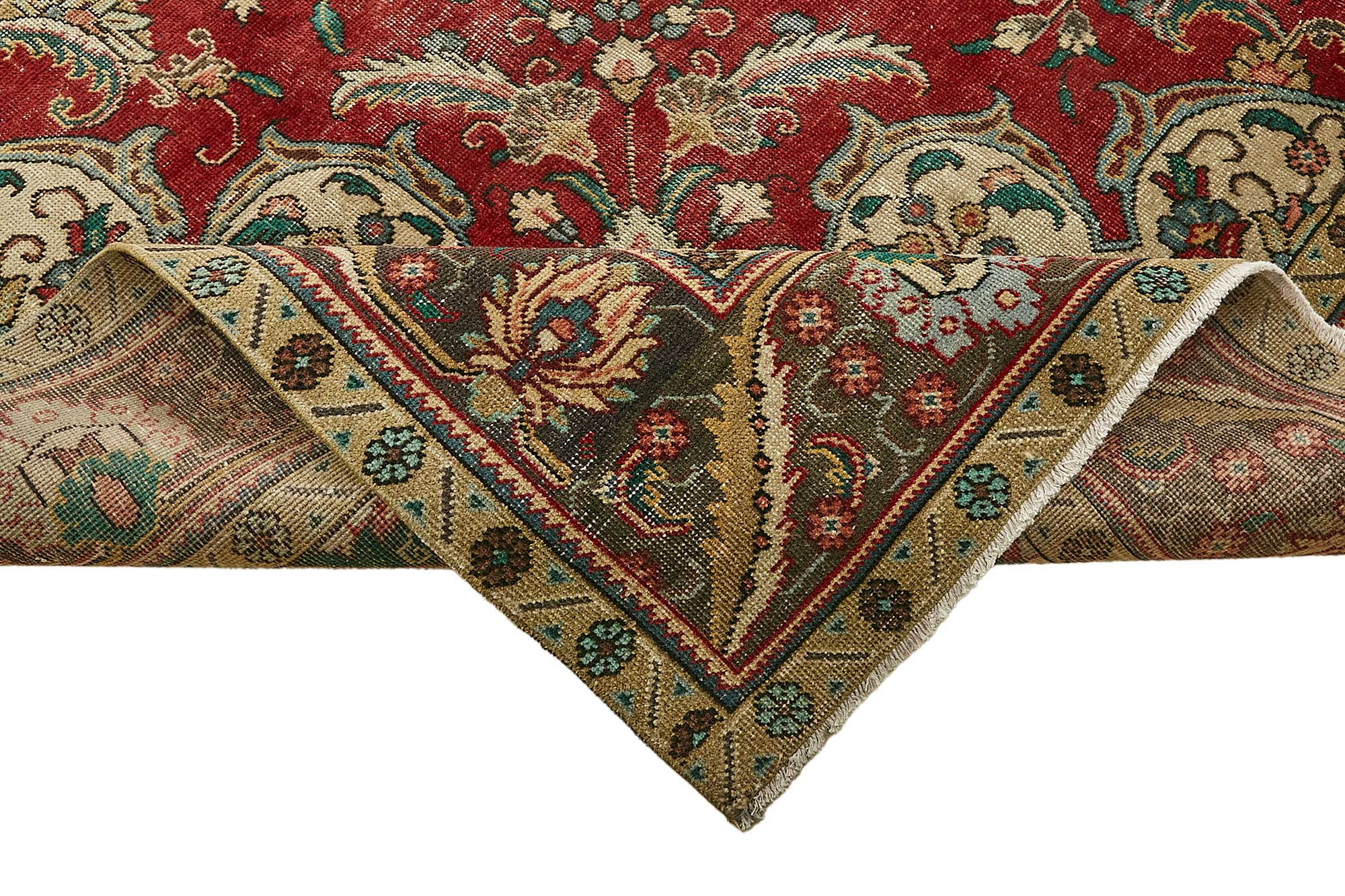 9x13 Beige Vintage Large Area Rug - 49755