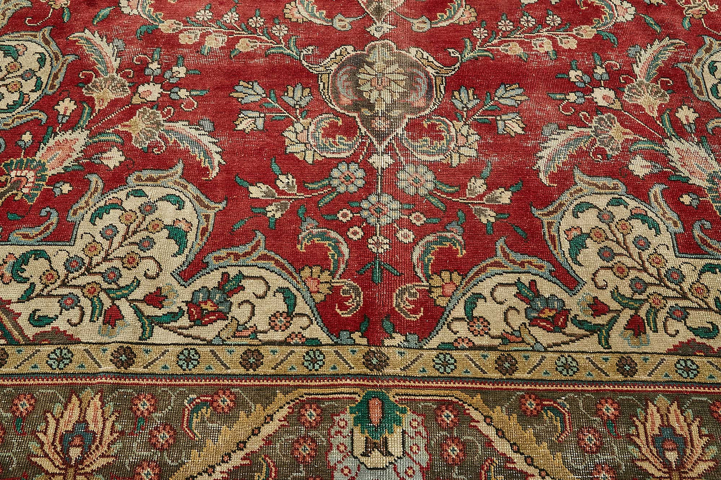 9x13 Beige Vintage Large Area Rug - 49755