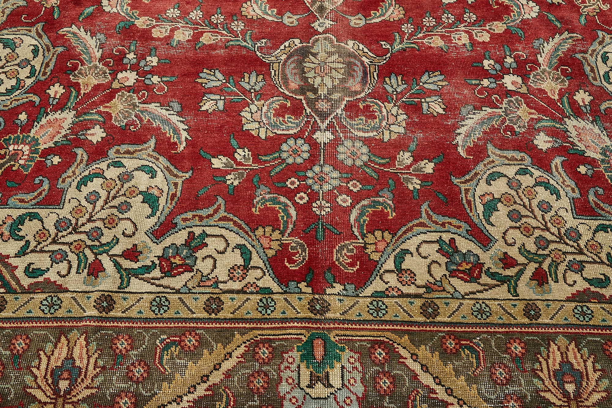 9x13 Beige Vintage Large Area Rug - 49755