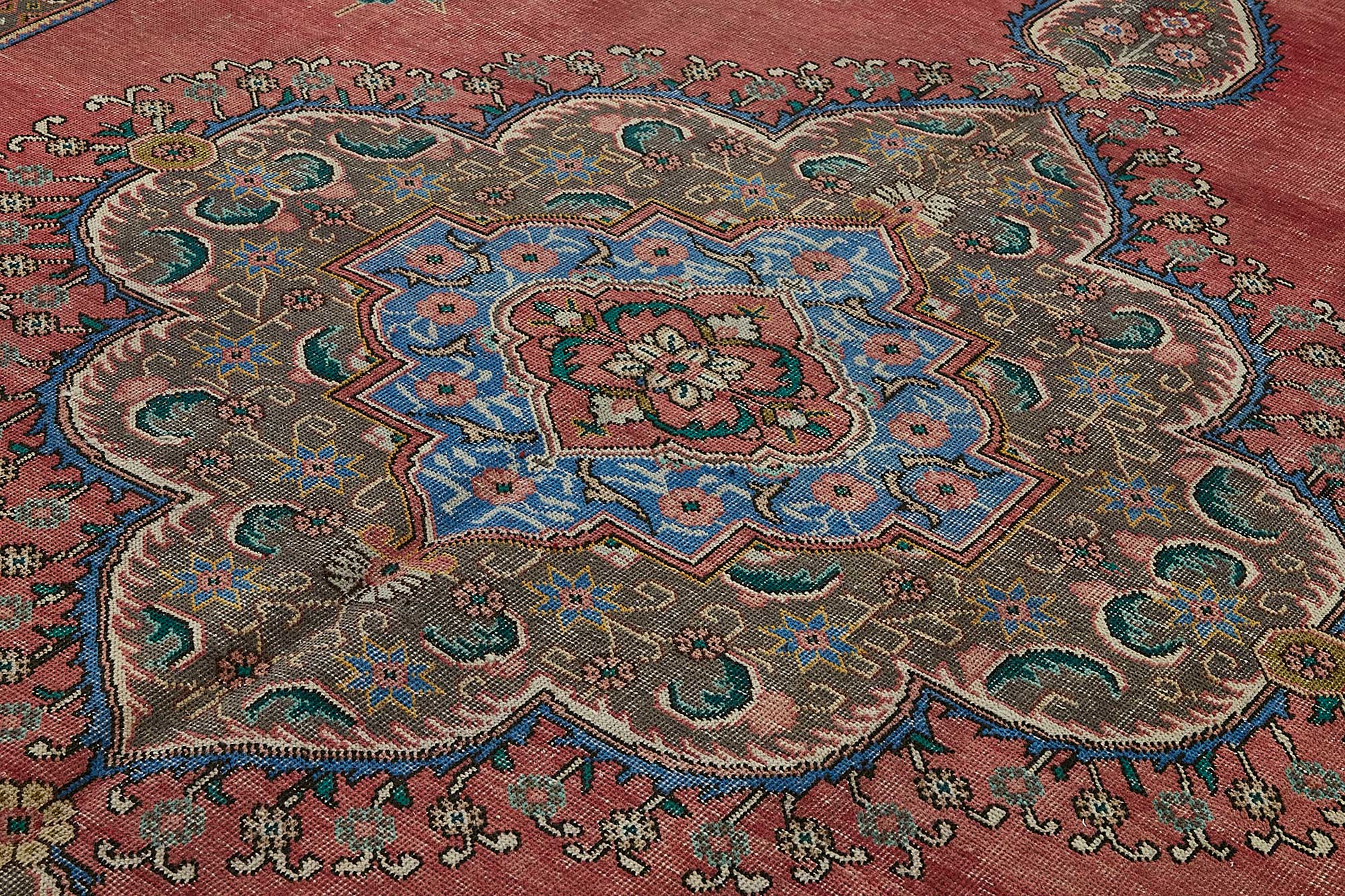 9x12 Red Vintage Large Area Rug - 49756