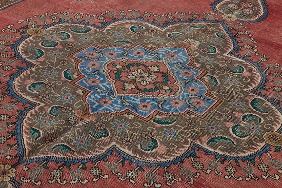9x12 Red Vintage Large Area Rug - 49756
