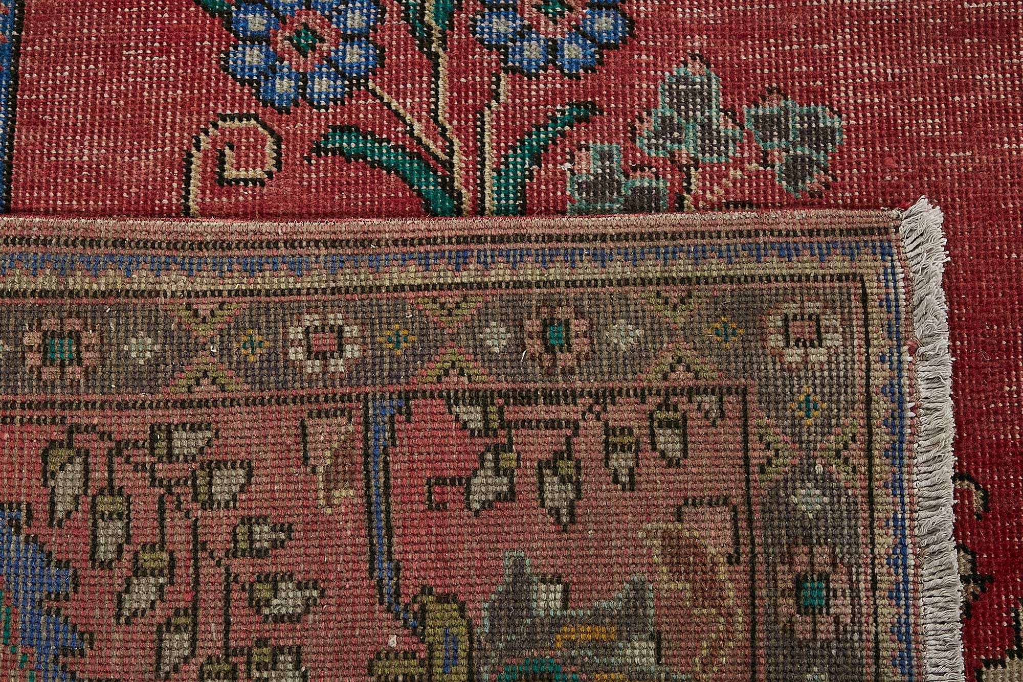 9x12 Red Vintage Large Area Rug - 49756