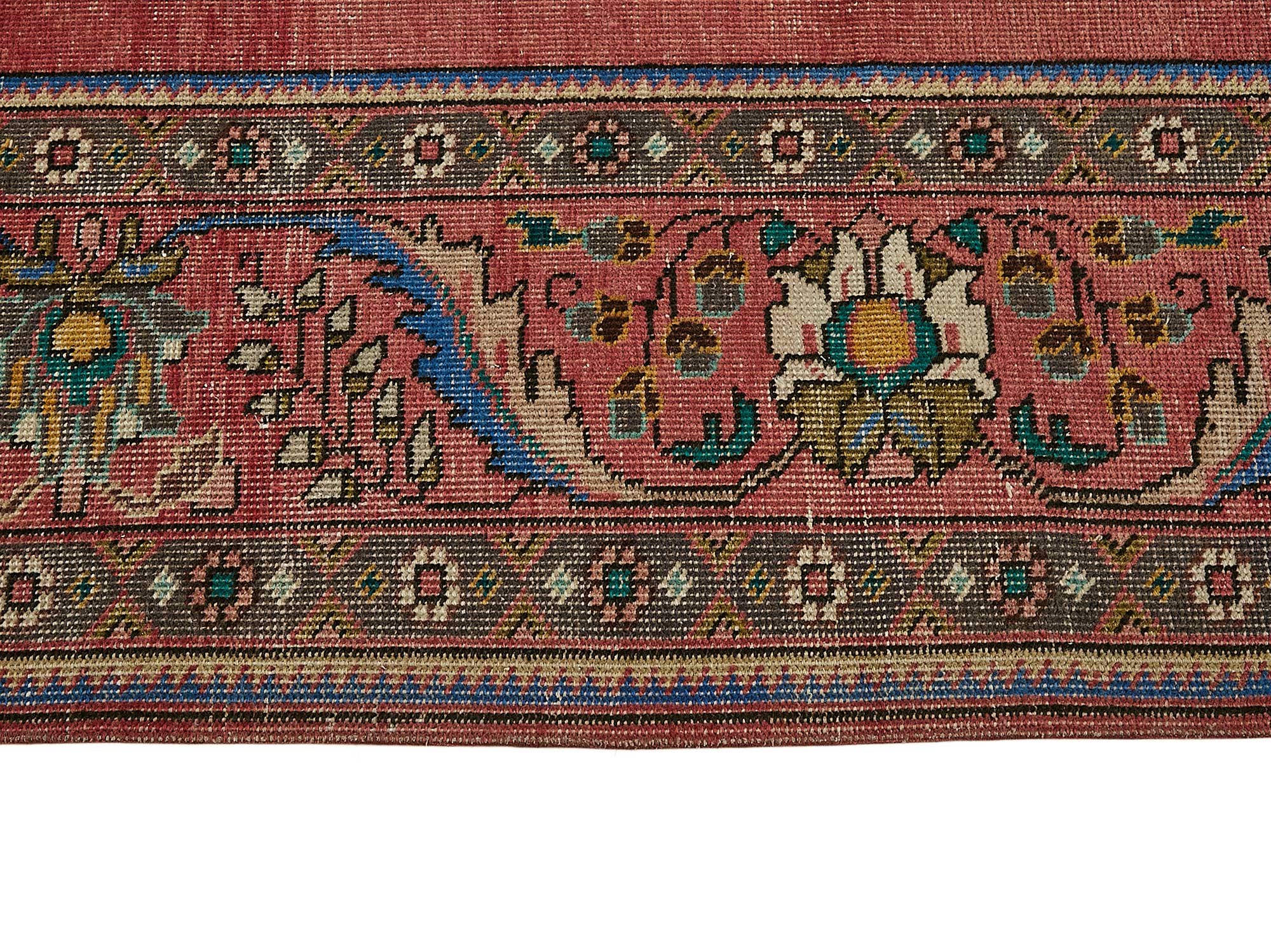 9x12 Red Vintage Large Area Rug - 49756