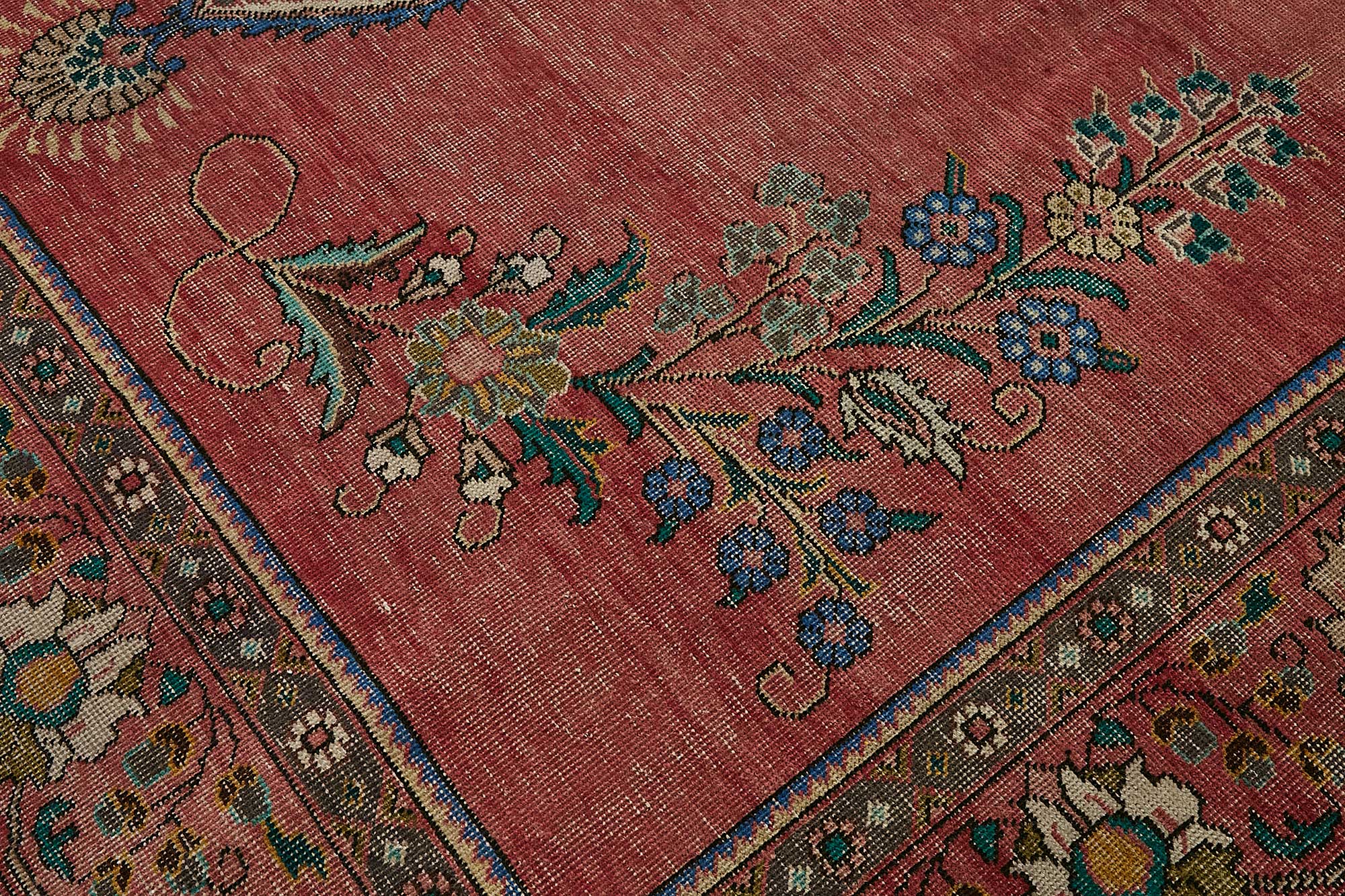 9x12 Red Vintage Large Area Rug - 49756