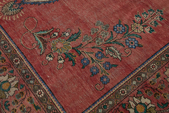 9x12 Red Vintage Large Area Rug - 49756