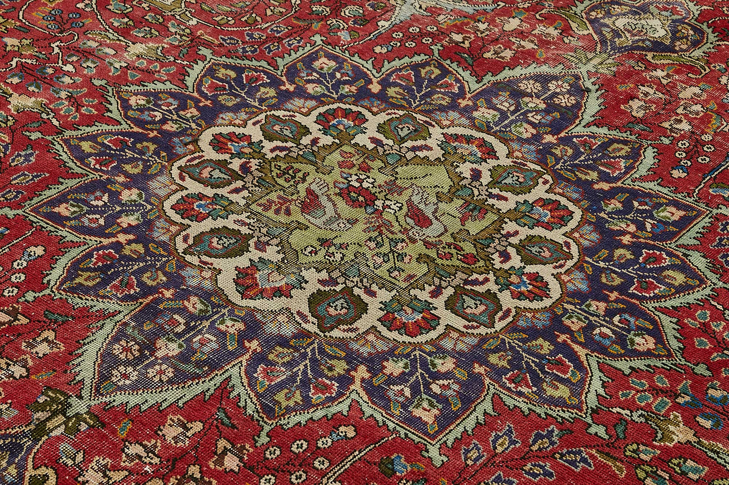 9x12 Red Vintage Large Area Rug - 49757