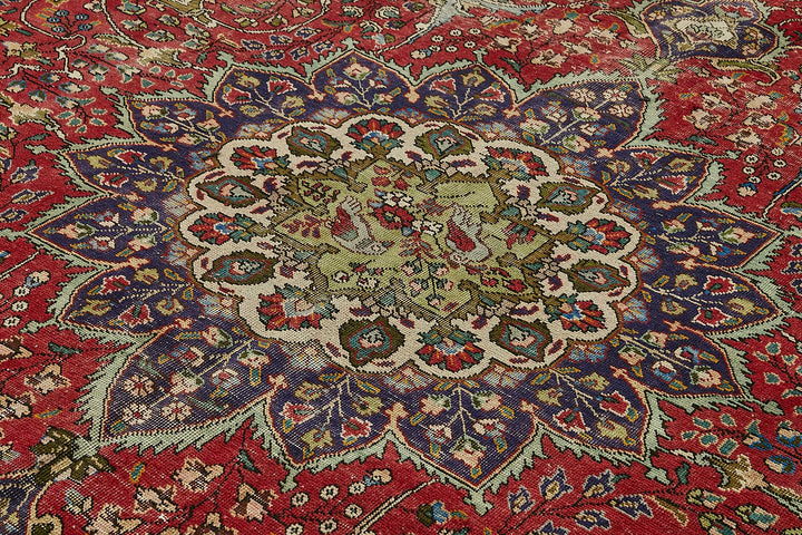 9x12 Red Vintage Large Area Rug - 49757